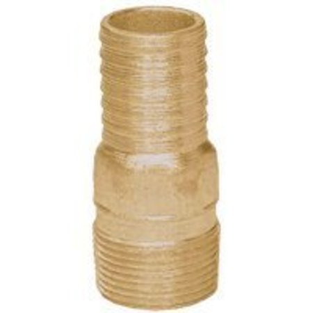 SIMMONS Simmons MAB-4 Male Adapter, 1 in Male Insert, Red Brass MAB-4